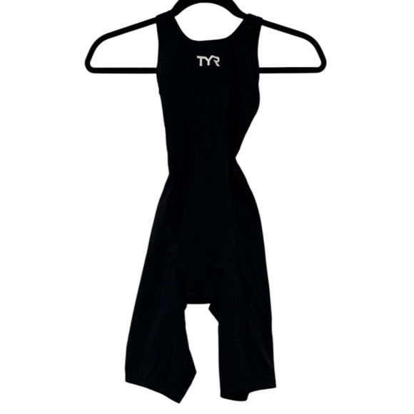 TYR Invictus Open Back Black Solid Technical Swimsuit Size 26L - Picture 4 of 16